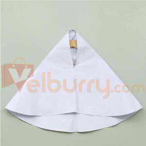 General Uniform Plain White Scarf For Girls